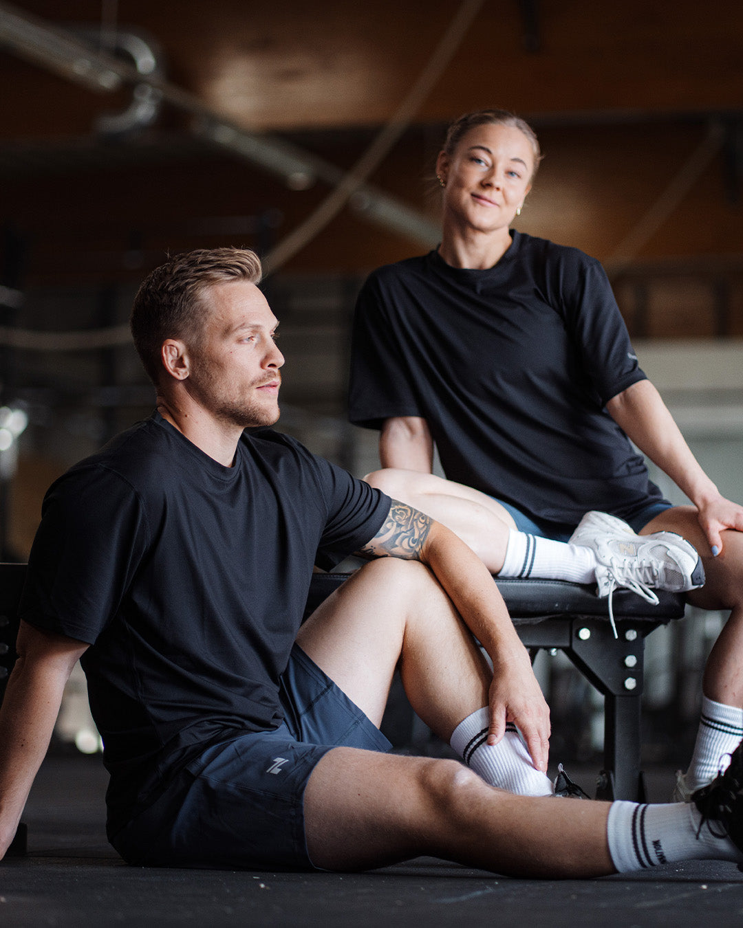 Oversize training T-Shirt - Unisex, Male 175cm / size L, Female 160cm / size XS#color_black