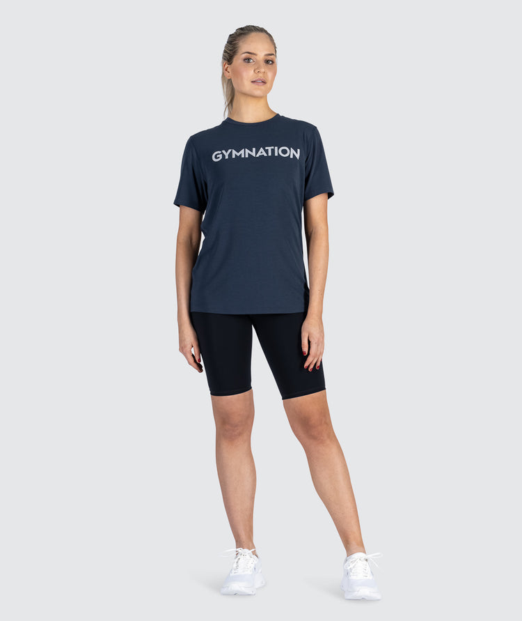 Soft Training T-Shirt for Women#color_navy