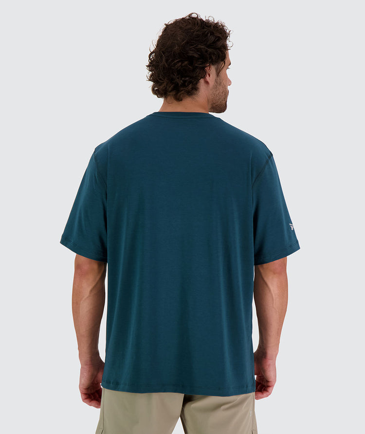 Best men's oversize t-shirt for crossfit#color_forest-green