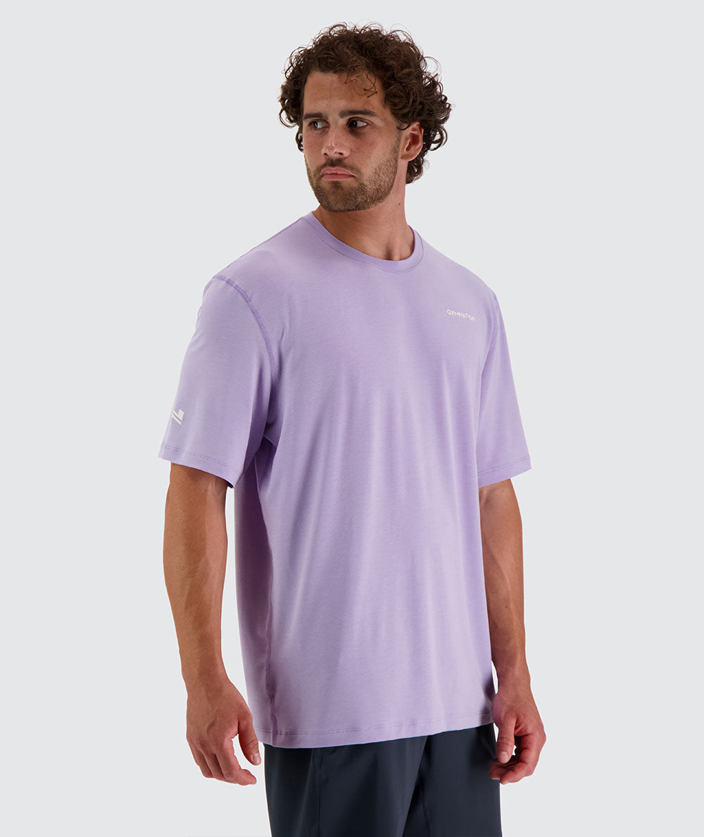 Lavender men's oversize training t-shirt#color_lavender