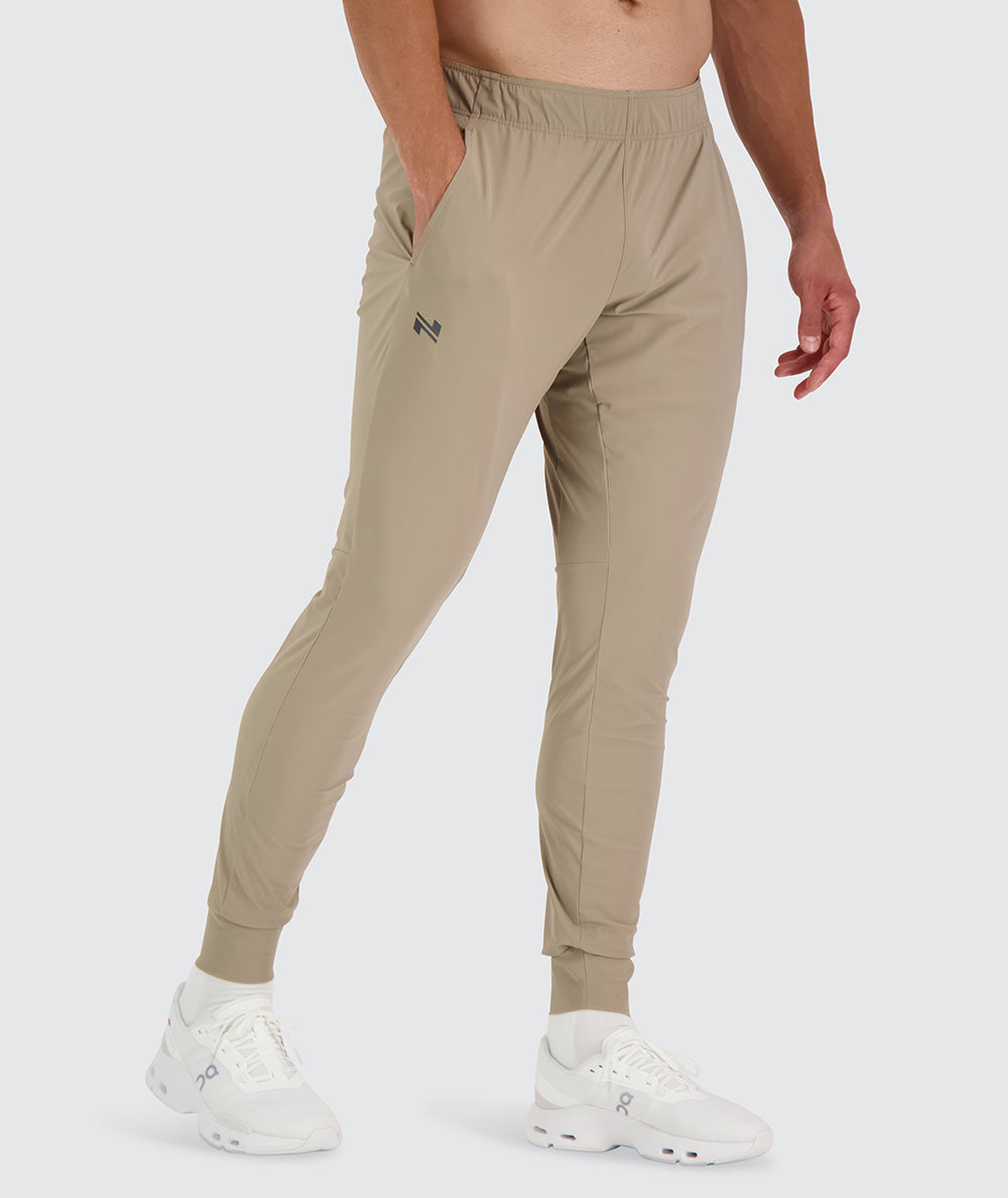 men's performance joggers#color_sand