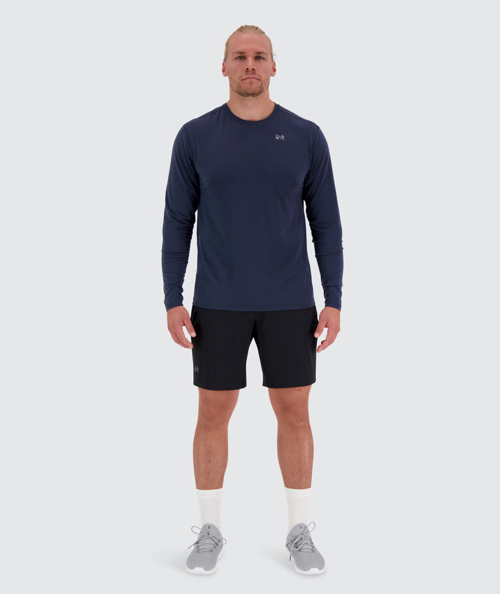 men's training longsleeve#color_navy