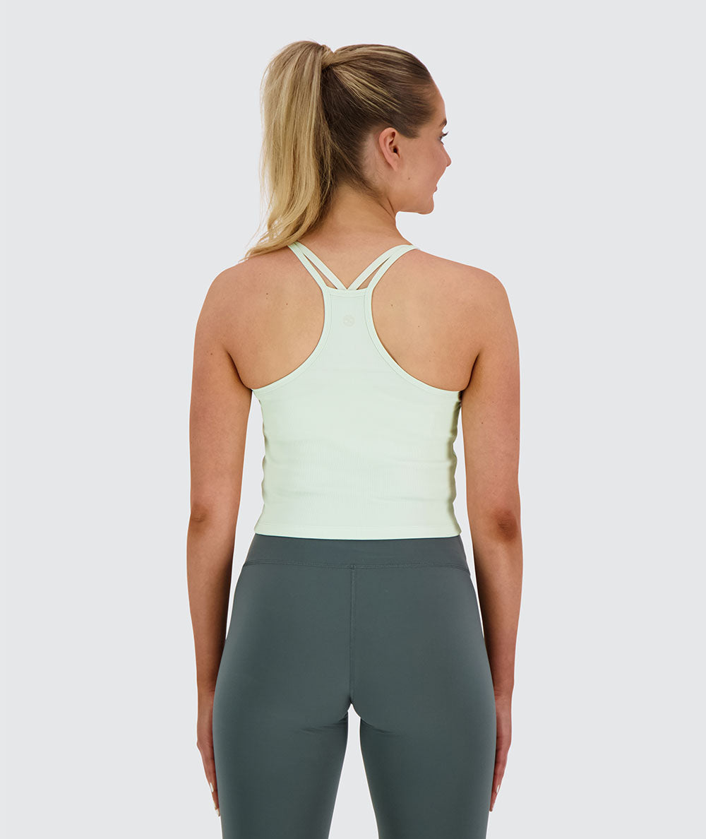 strappy ribbed crop top#color_fresh-mint