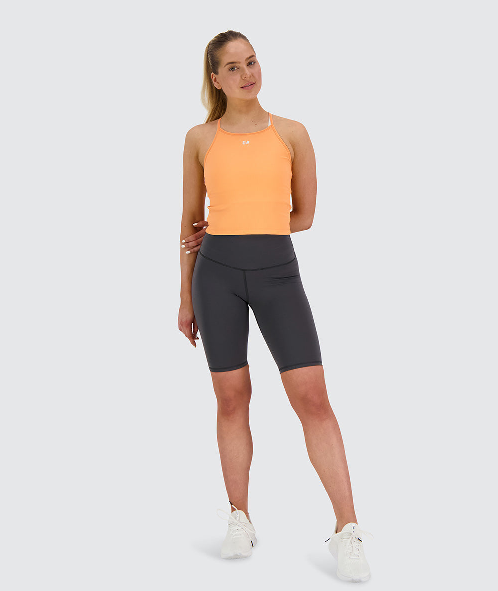 ribbed training top#color_summer-orange