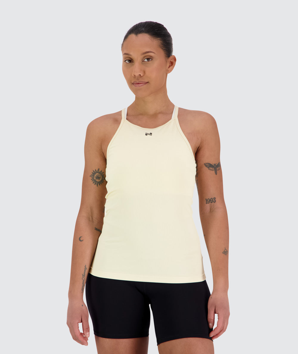 Women's Strappy Top, Model 170 cm / size S#color_off-white