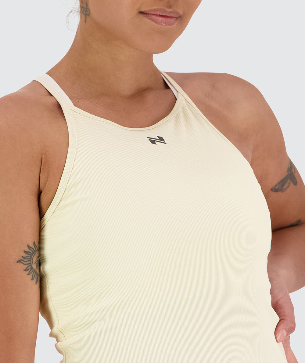 Women's Strappy Top#color_off-white