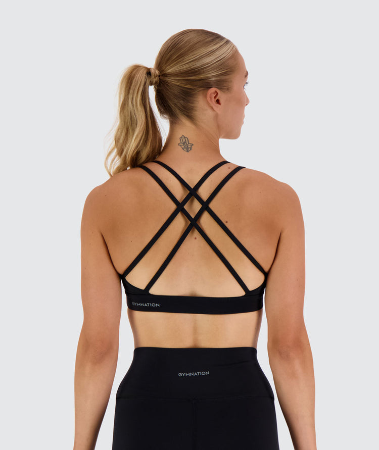 strappy sports bra#color_black