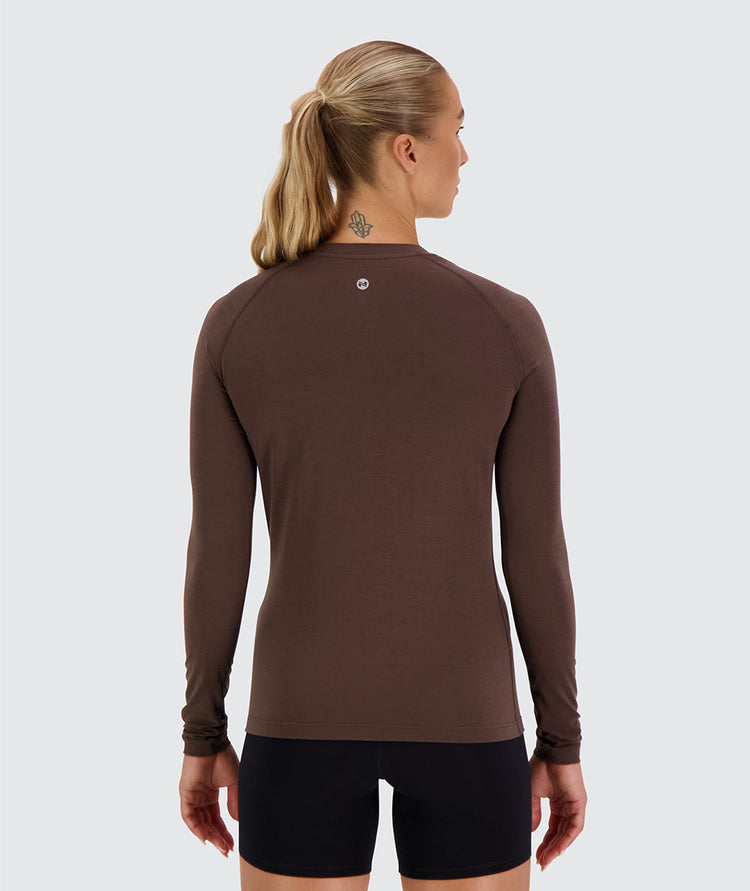 Women's CrossFit Longsleeve #color_coffee-bean