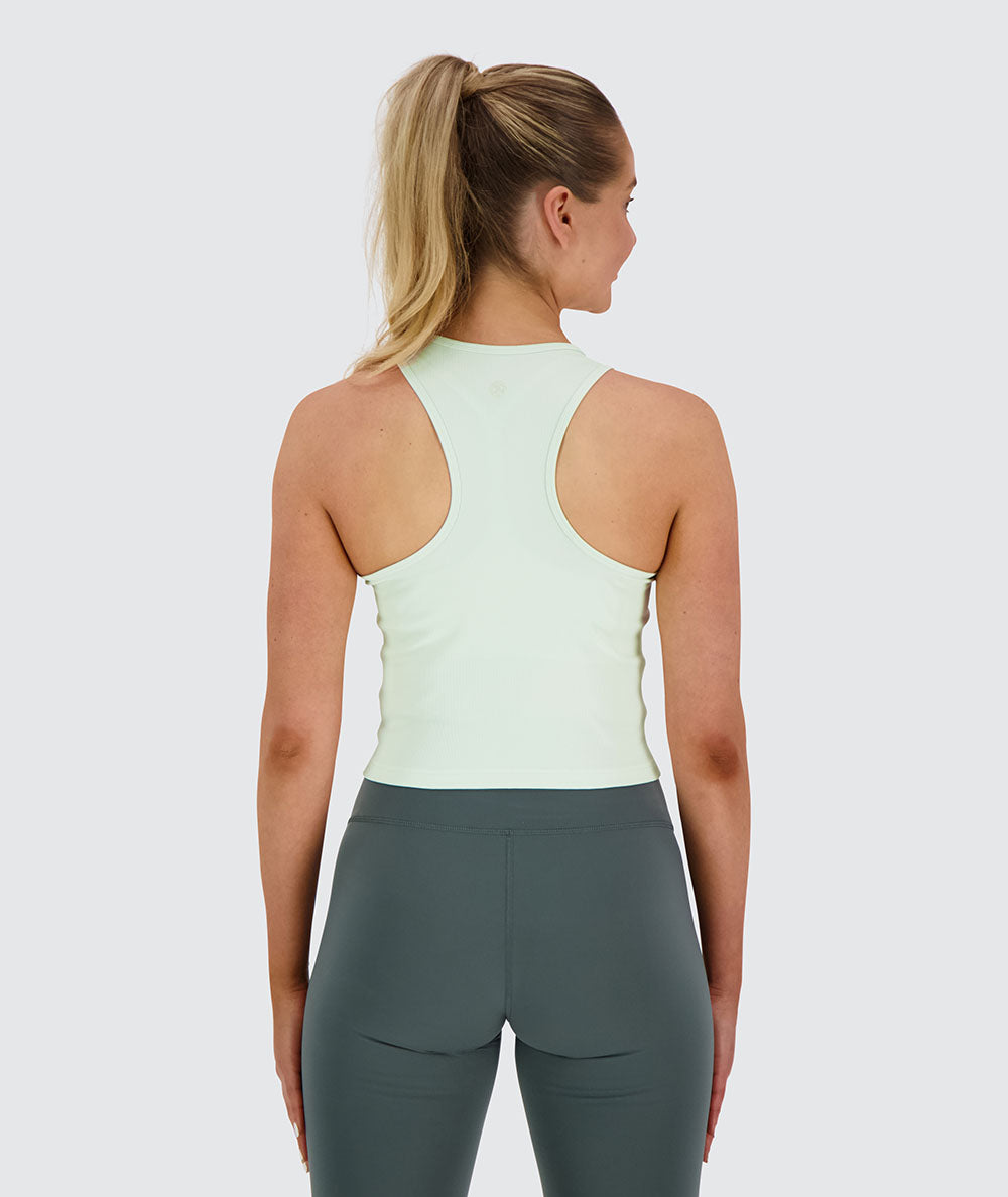 women's ribbed top#color_fresh-mint