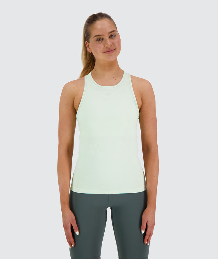 ribbed tank top#color_fresh-mint