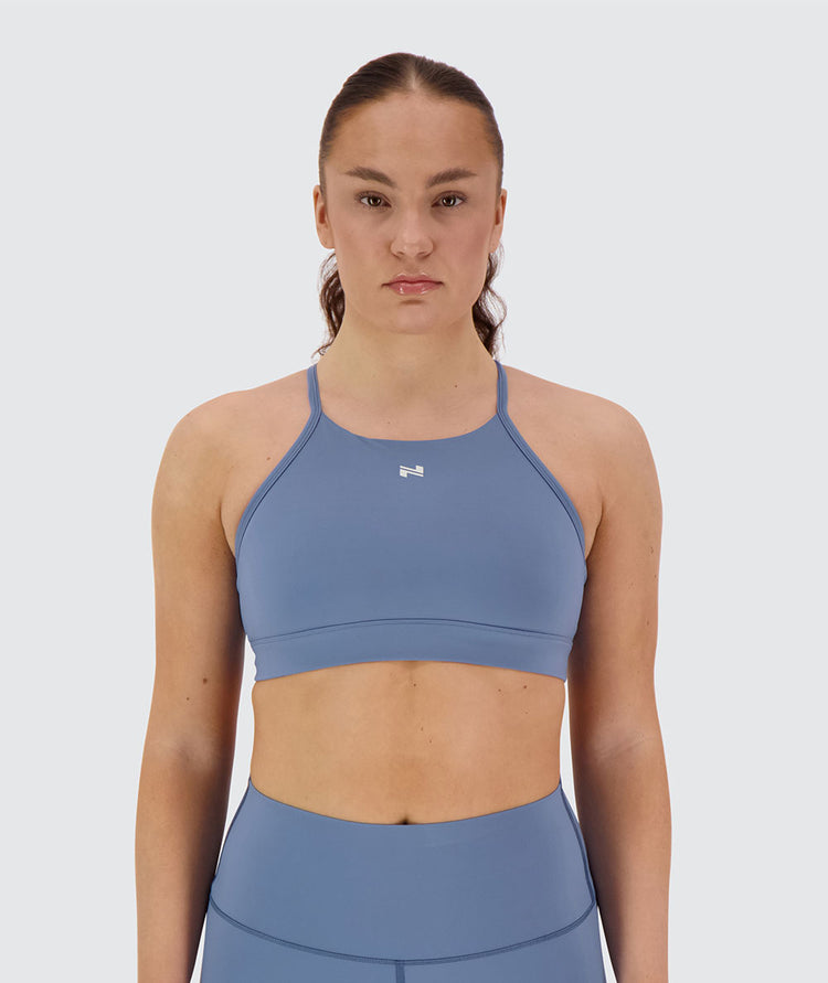 women's training bra#color_moonlight-blue