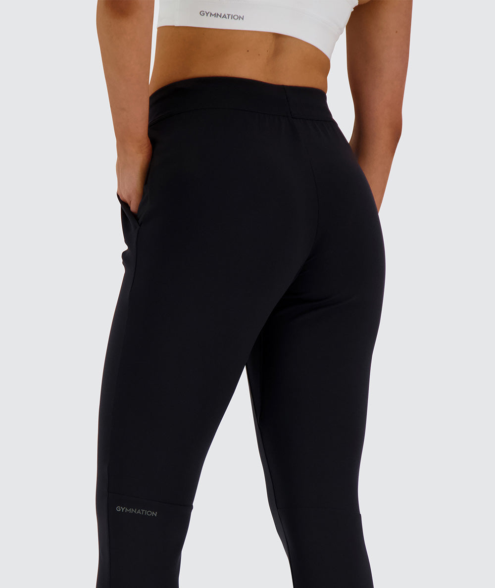 Black Training Joggers For Women #color_black