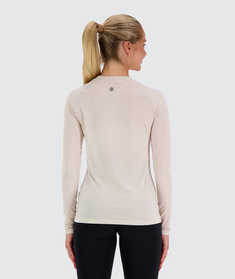 women's training longsleeve #color_oat