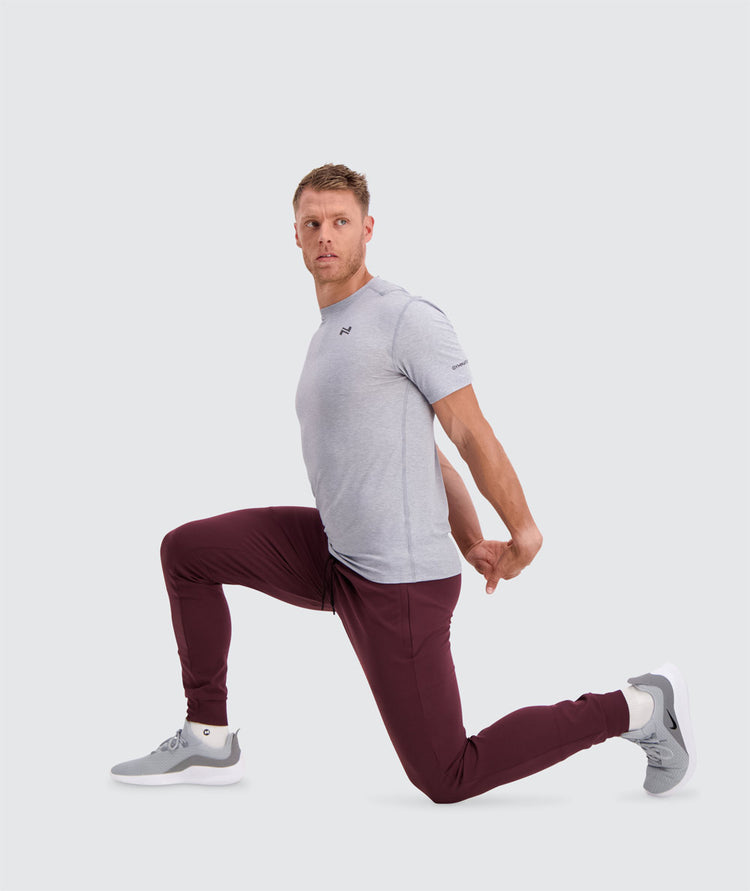 Mens Training Pants #color_wine-red