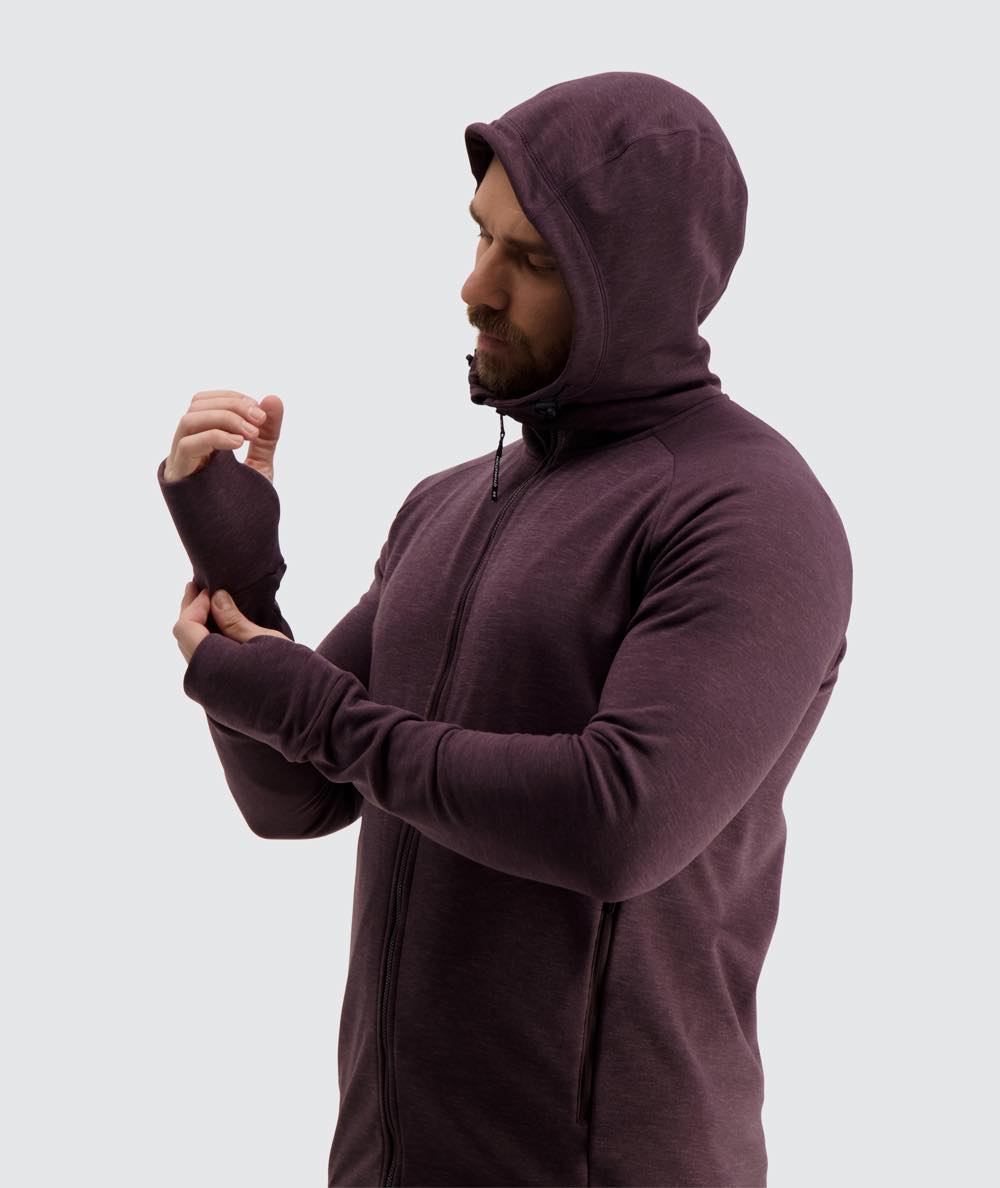 Men's Polartec Training Hoodie#color_berry