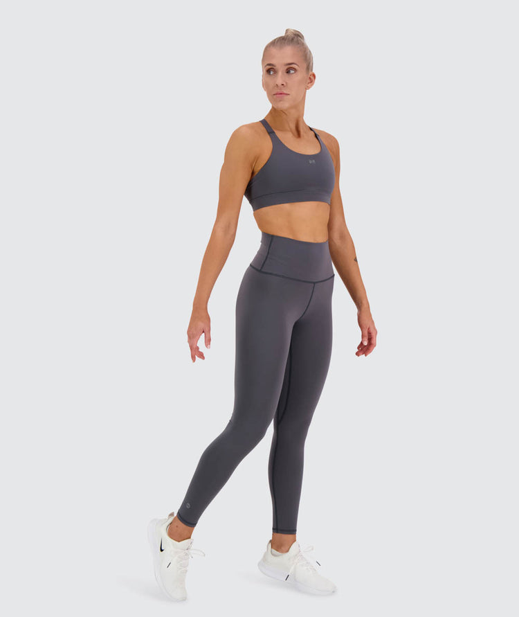 high-waisted training tights #color_dark-grey