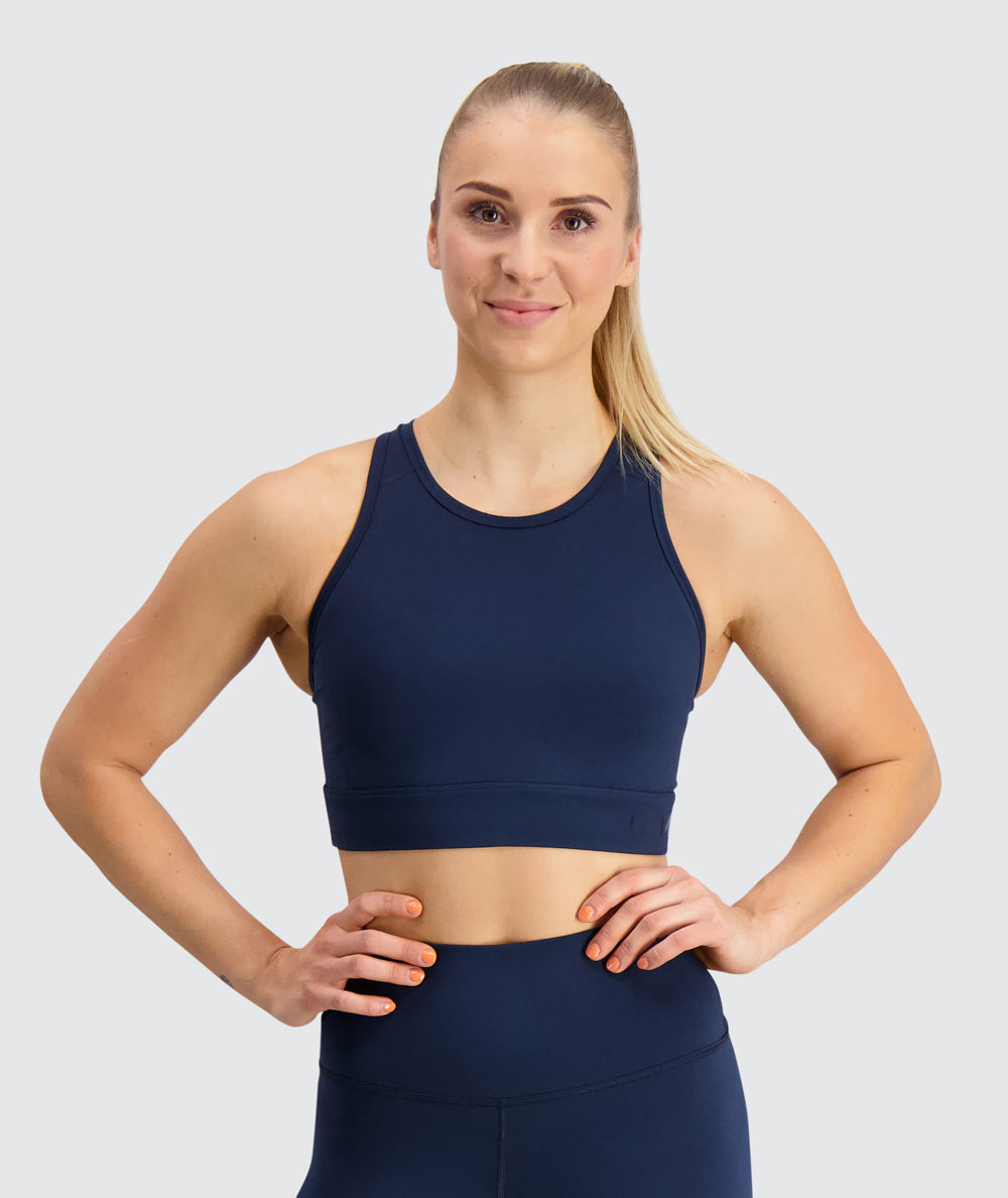 sports bra with good support#color_dark-navy