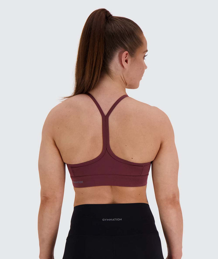 Training Bra #color_wine-red